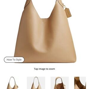 Coach Brooklyn bag 39 leather bag tan $495